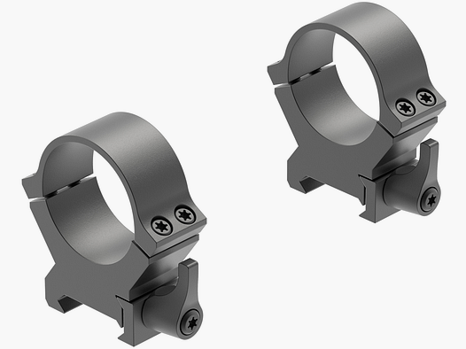 Leupold Ringe QRW2 High 30mm Schwarz Matt
