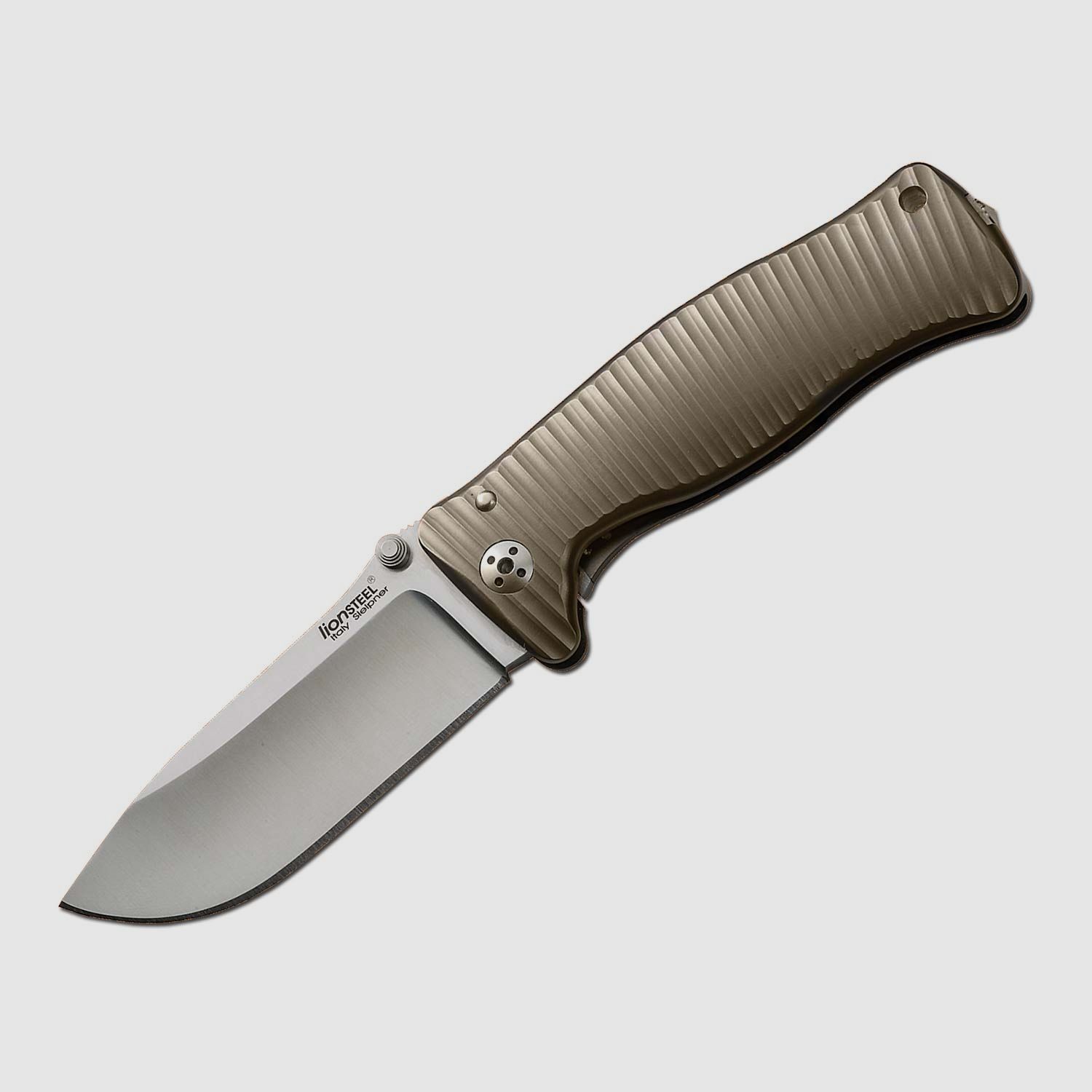 Couteau de poche SR-2 Titane bronze