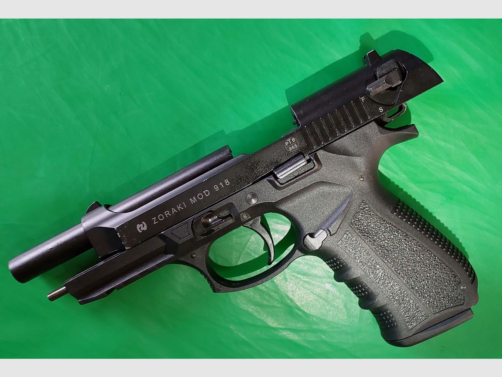 Zoraki 918 9mm P.A.K. nero - vecchio (PTB 985)