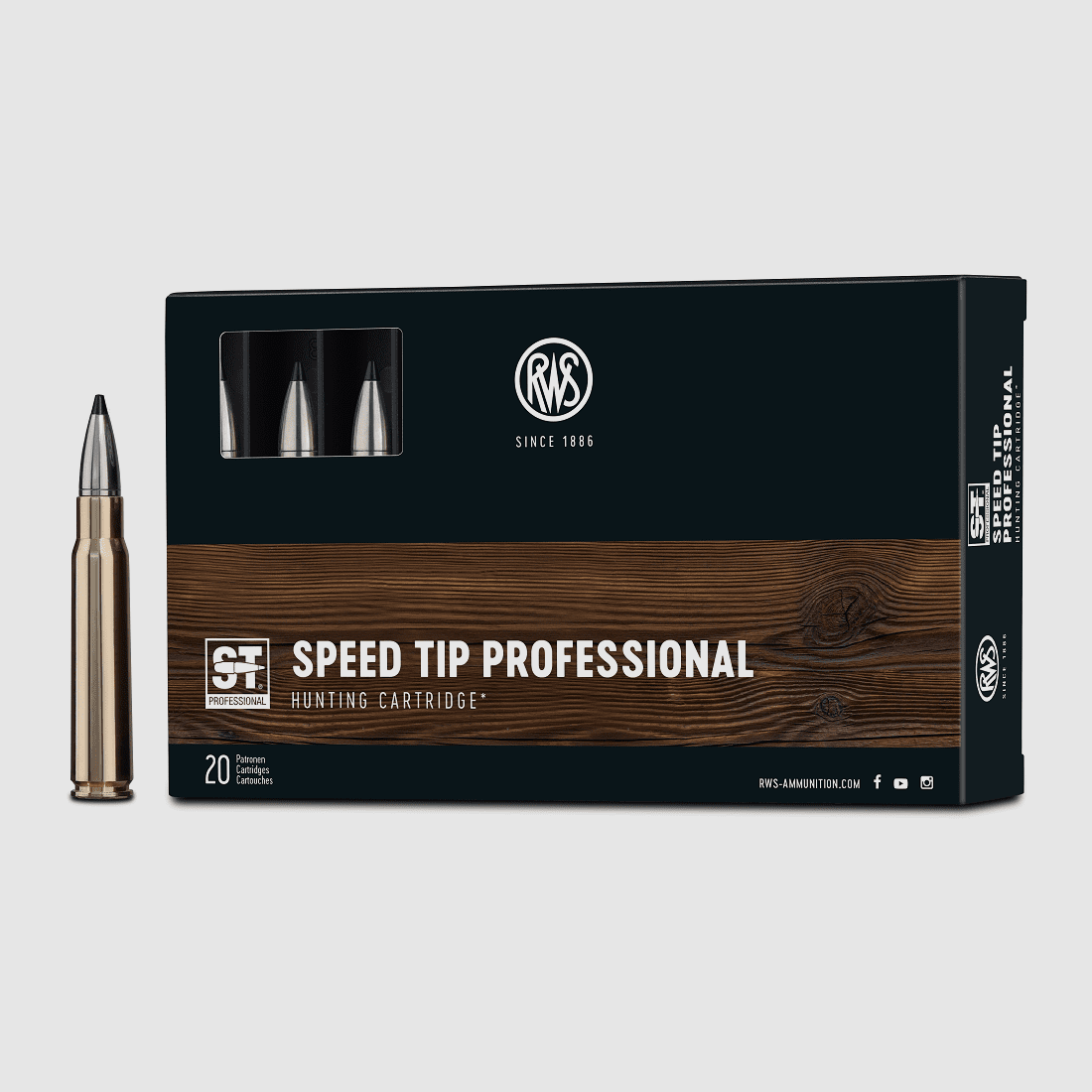 RWS 8x57IS Speed Tip Professional 180gr. -20pcs