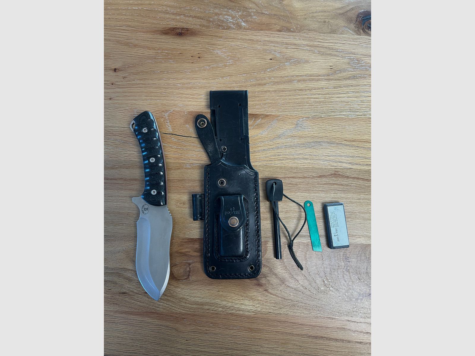 Jeo Tec Nr. 35 cuchillo de caza / cuchillo de exterior / cuchillo de supervivencia