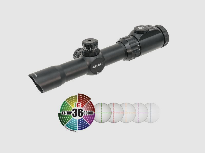 UTG 1-8x28 CQB-Hunting Scope Mil-Dot Parallax 30m