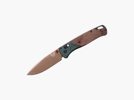 Navaja Benchmade Bugout micarta y aluminio verde S90V