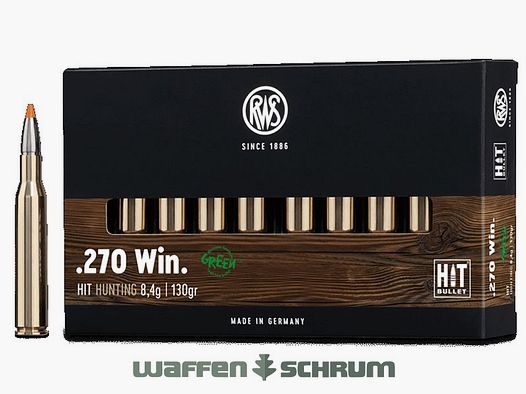 RWS HIT 8,4g - 130gr .270Win