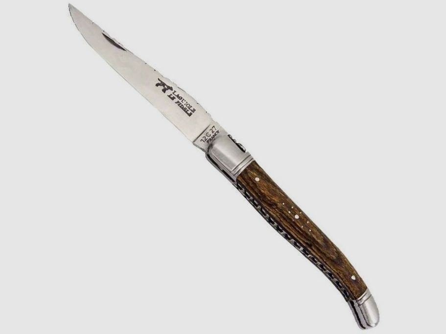 Laguiole Taschenmesser Griff Bocotte geschmiedet 42a WaffG konform legal fhren