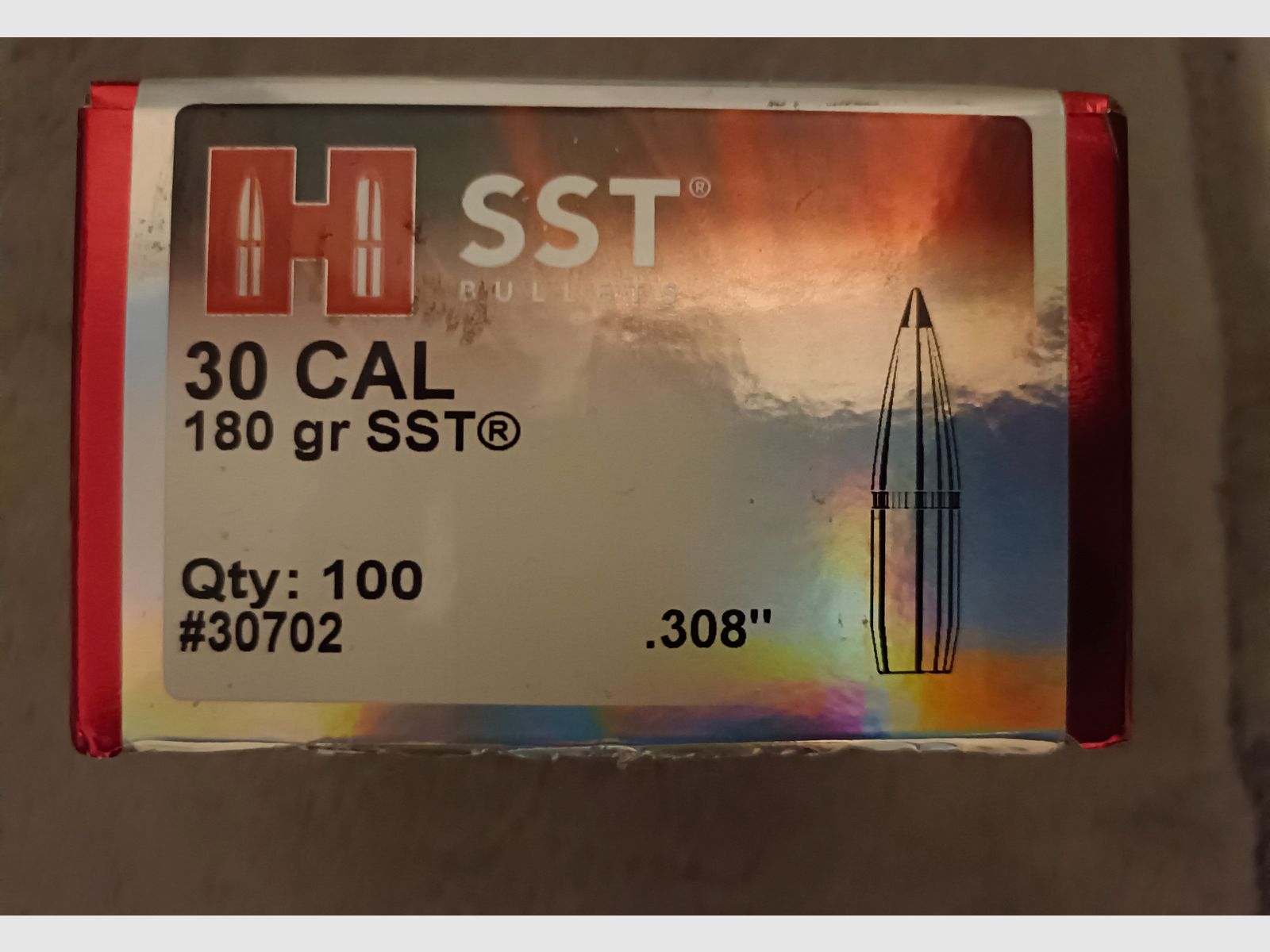 Hornady SST 180 gr 95 Geschosse 308