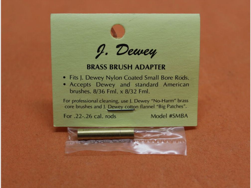 Adaptateur de brosse Dewey Dewey (SMBA) pour tiges de nettoyage .22-.26