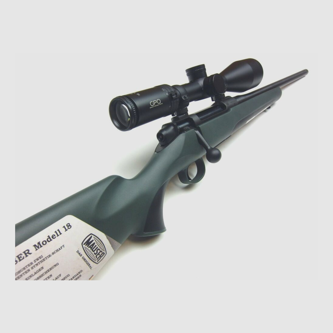 Mauser	 Komplettangebot R.-Büchse Mauser M18 Waldjagd .308 Win. mit GPO Spectra 5x 3-15x56i
