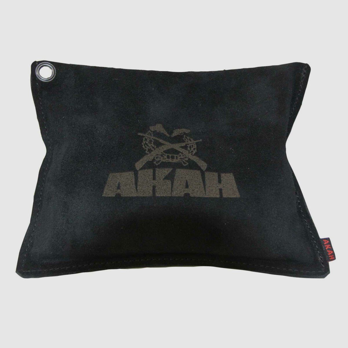 AKAH rifle rest made of suede leather