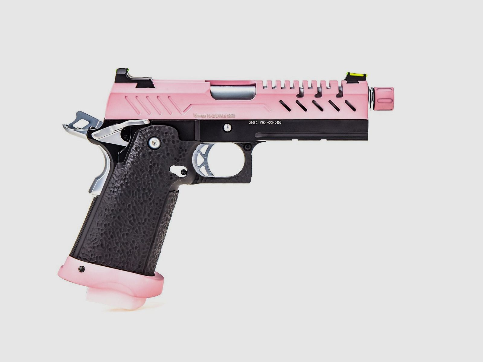 GAS GBB REPLIKAT HI-CAPA 4.3 SCHWARZ / ROSA 0,9J, Bild 4 von 4