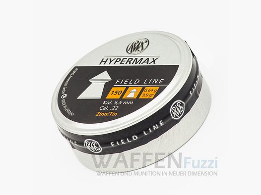 Diabolo RWS Hypermax sans plomb 5,5 mm 150 pièces.
