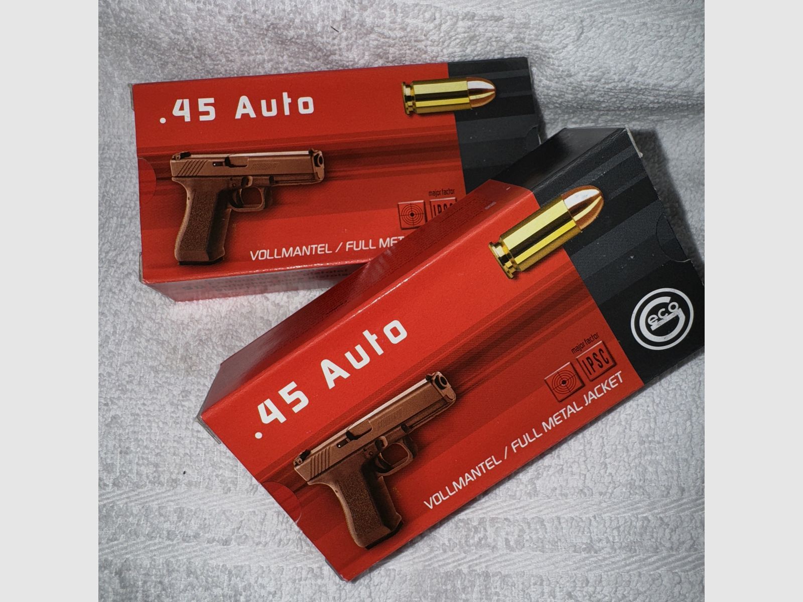 Geco .45 ACP Vollmantel 14,9g/230grs. – 6 Pack
