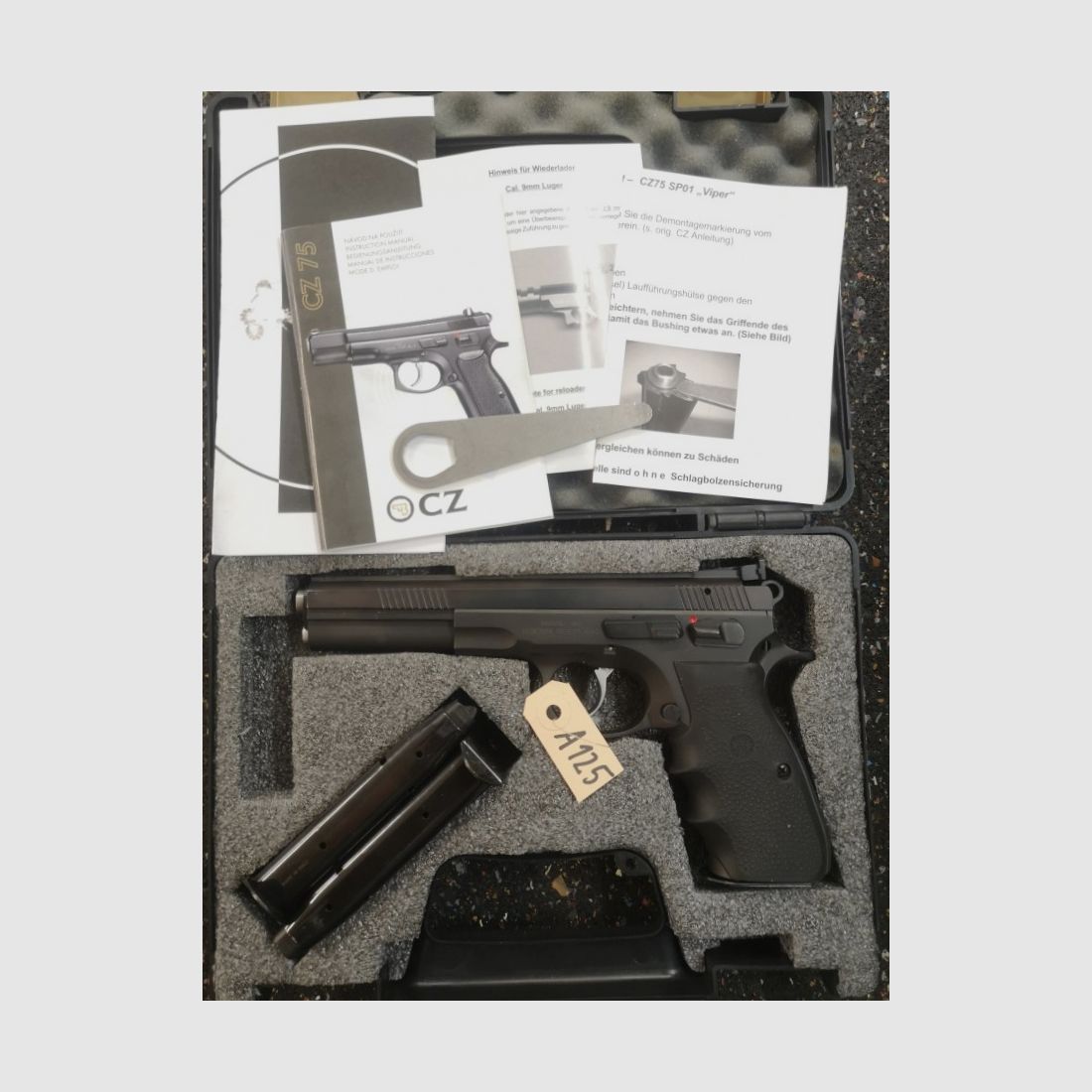 CZ75 Sport II SA (Sport 2) Oschatz Tuning 6" Matchpistole CZ SP01 Viper
