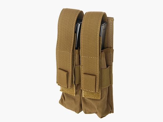 2er Magazinpouch "M5", Molle&Gürtel (Tan/Coyote)