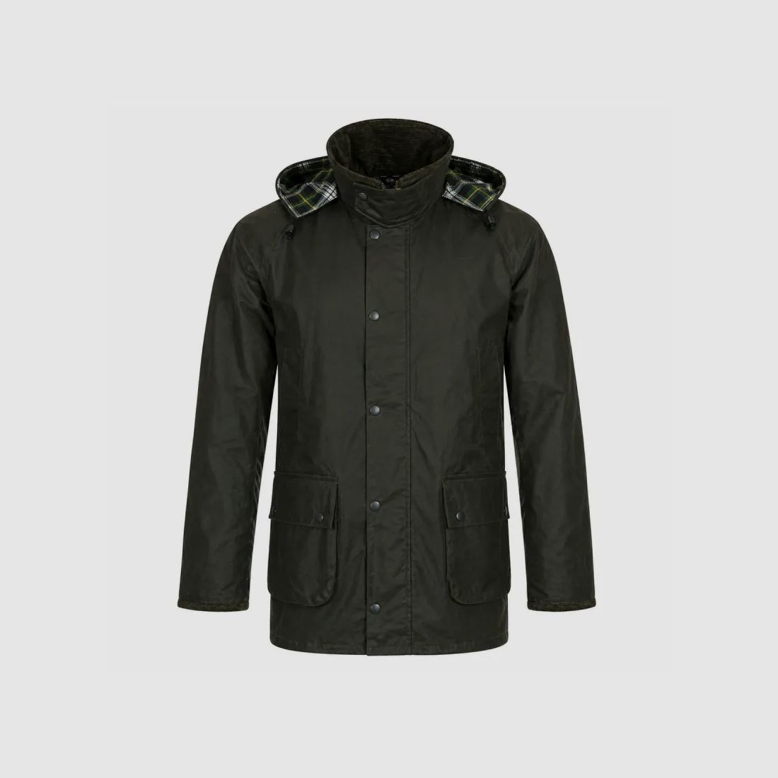 Jagdjacke Cupra Poacher aus gewachstem Baumwolle grün – Walker & Hawkes, Bild 8 von 17