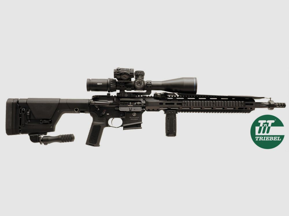 Schmeisser SL rifle AR15 DMR -18' with scope