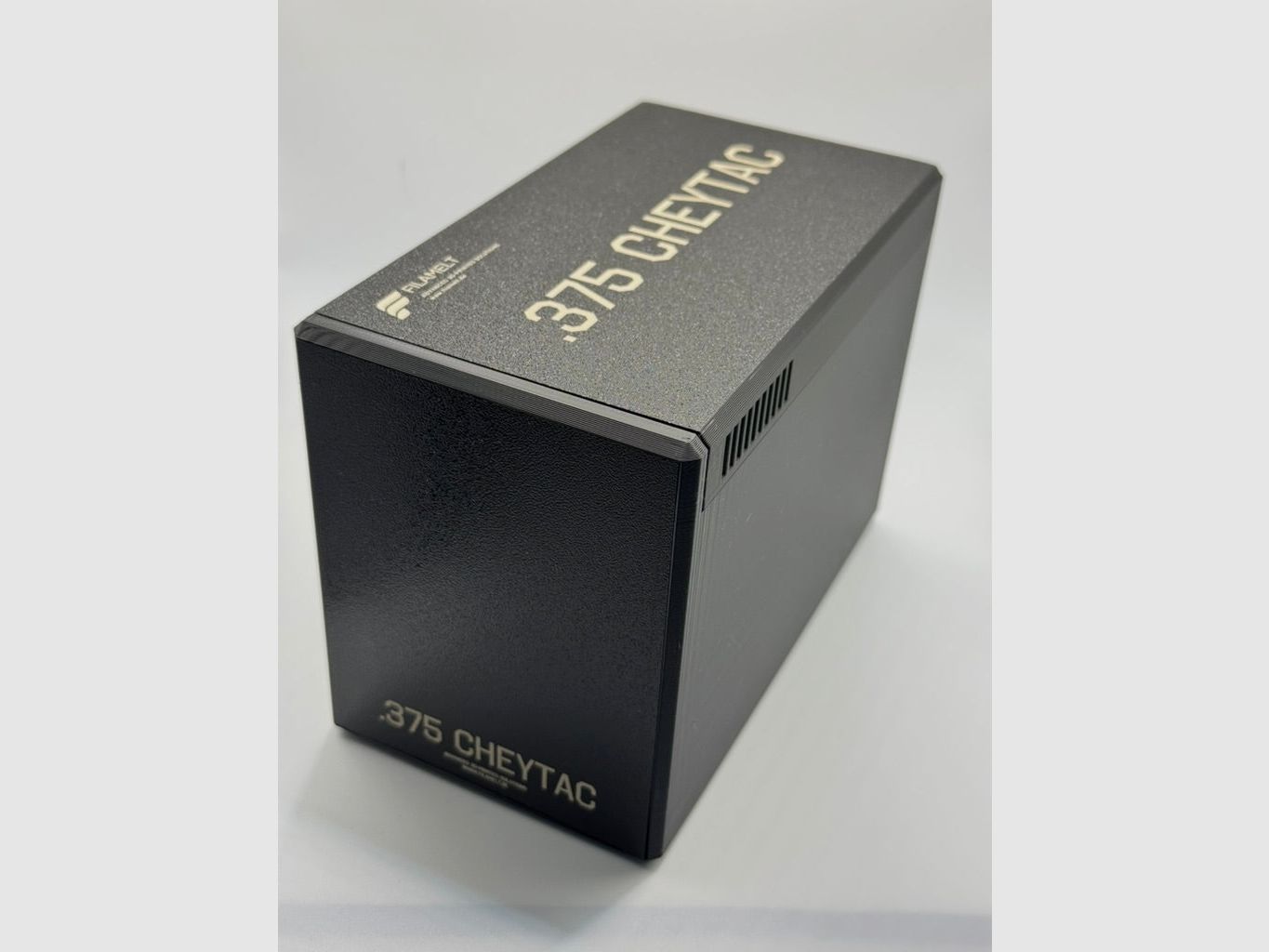 Filamelt Munitionsbox / .375 CheyTac / ‘Schiebedeckel’ / Patronenbox, Ammo Box