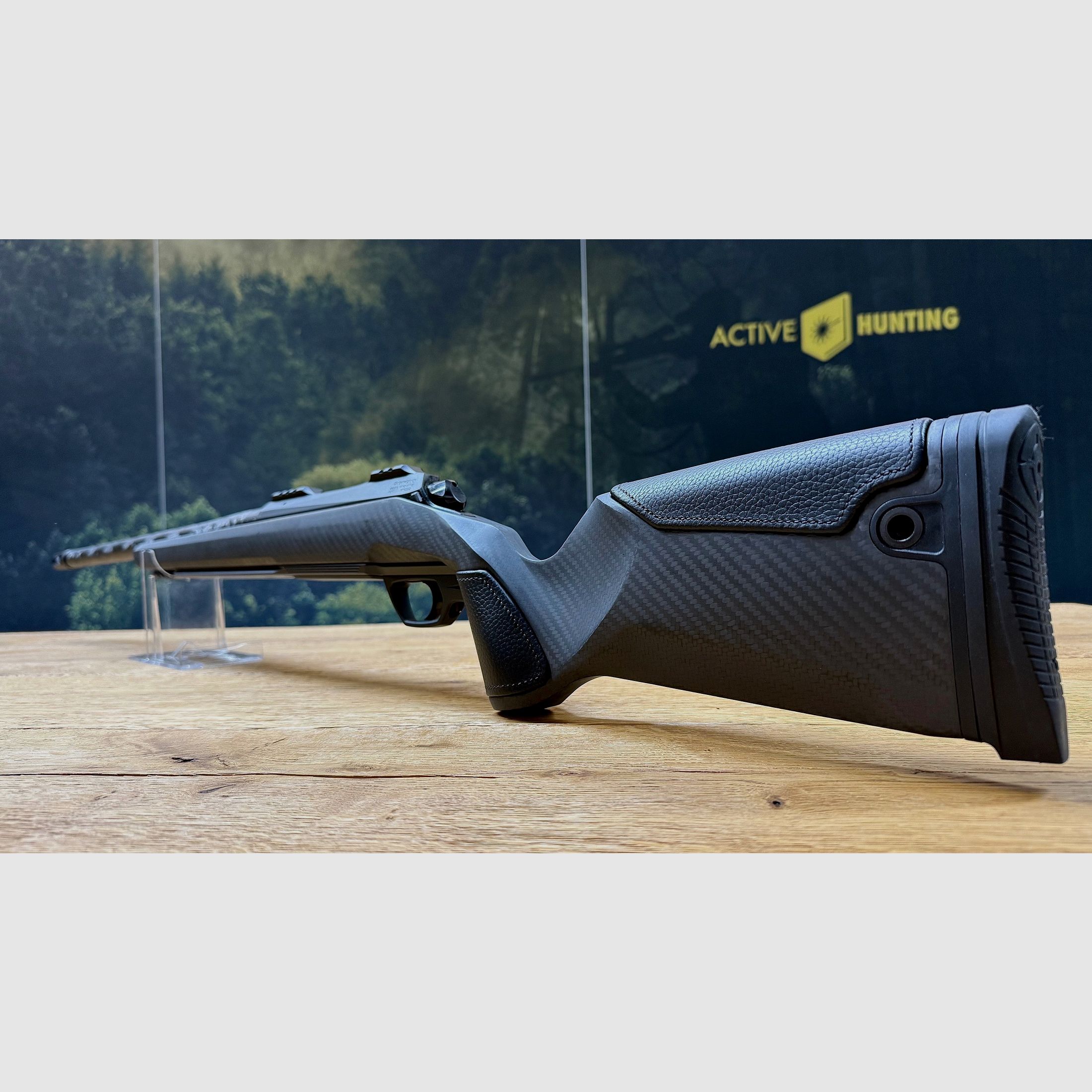 Gunwerks Nexus Zwart / 6,5 PRC / LL 51cm / 5/8x24 / Zwart leer / Financiering mogelijk!