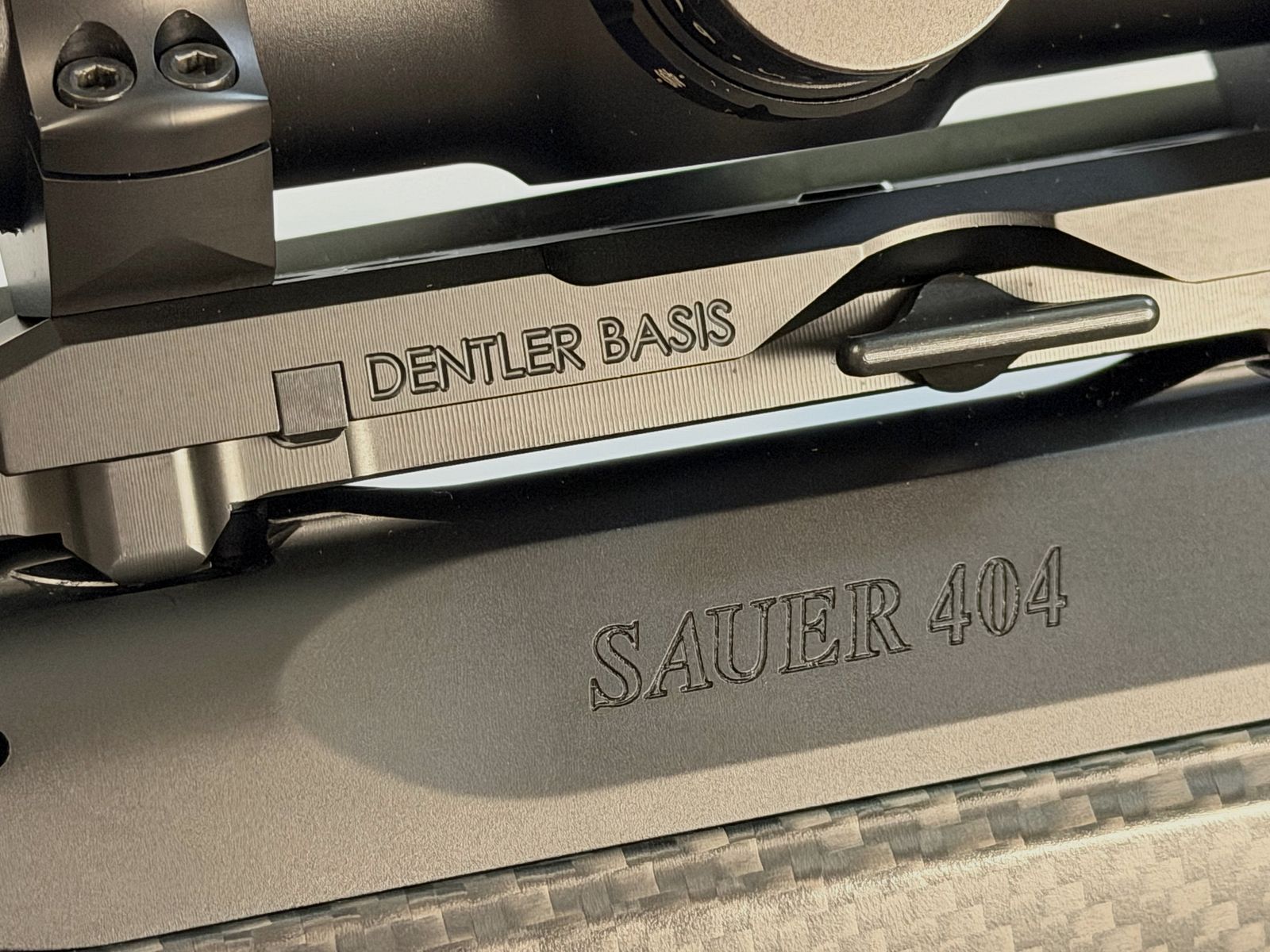 Sauer 404 Synchro XTC (Carbon) .308 + Dentler mount + Steiner Ranger 6 3-18 x 56 + handmade stone chamber grip ball