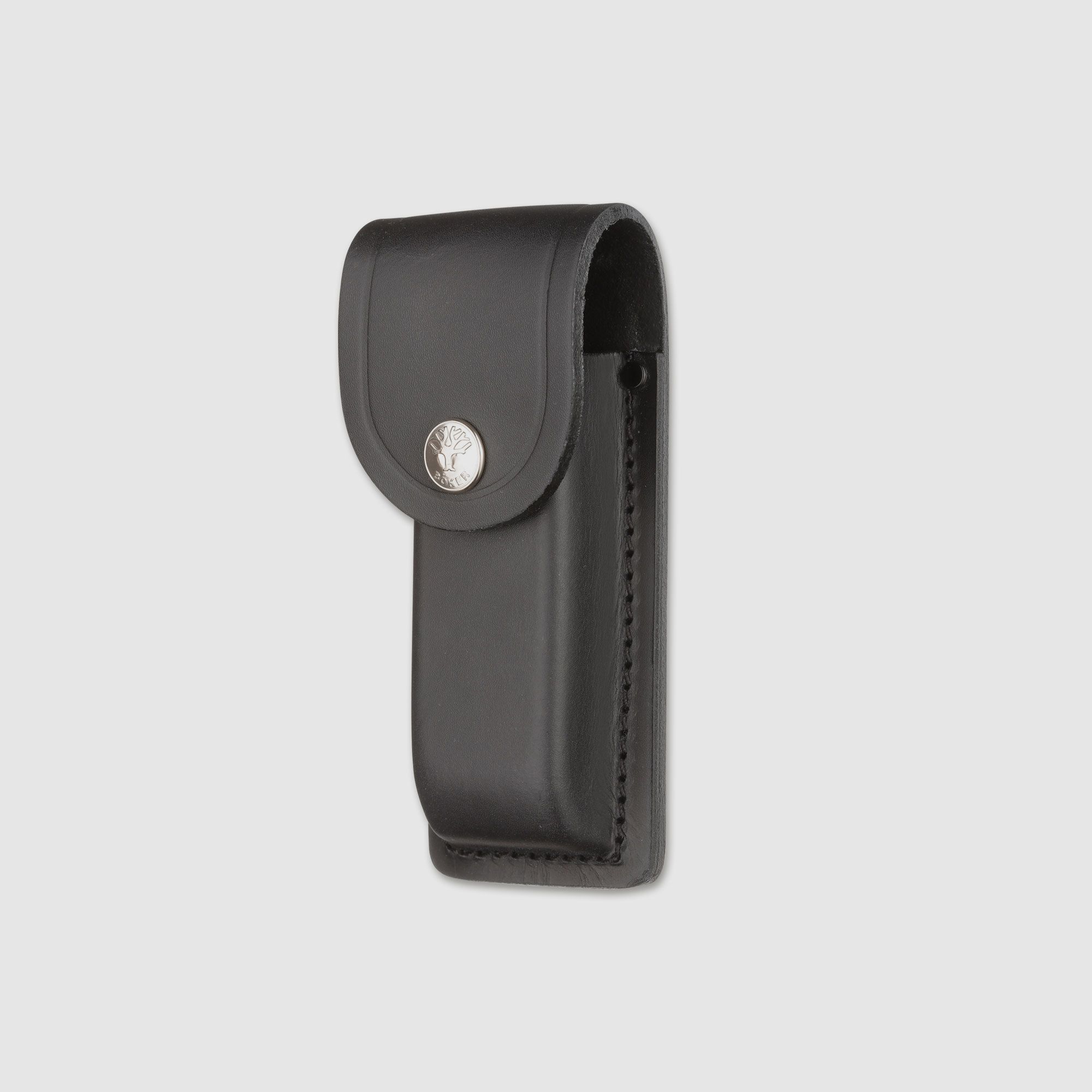 Groes LEDERETUI bis 12cm schwarz Messer-Etui / Grteltasche