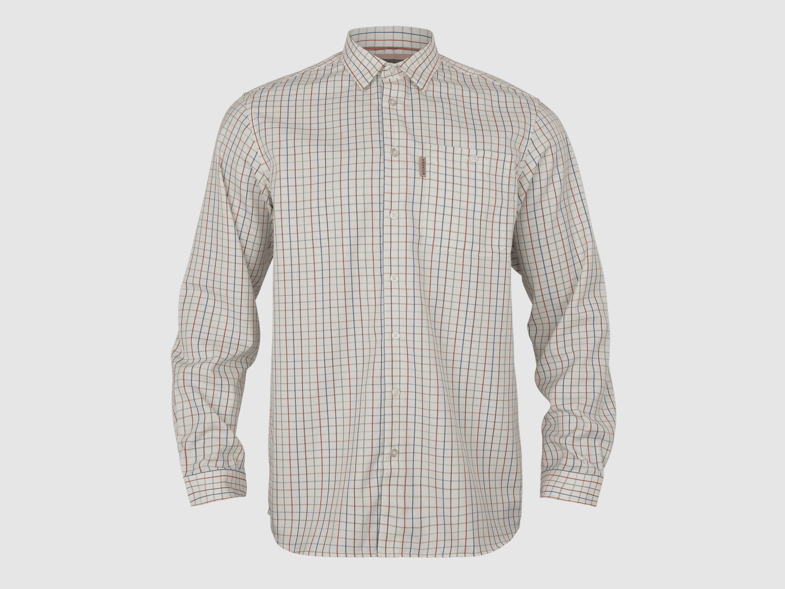 Härkila Haywood L/S Wool Blend Shirt Men Arabian Spice Check M
