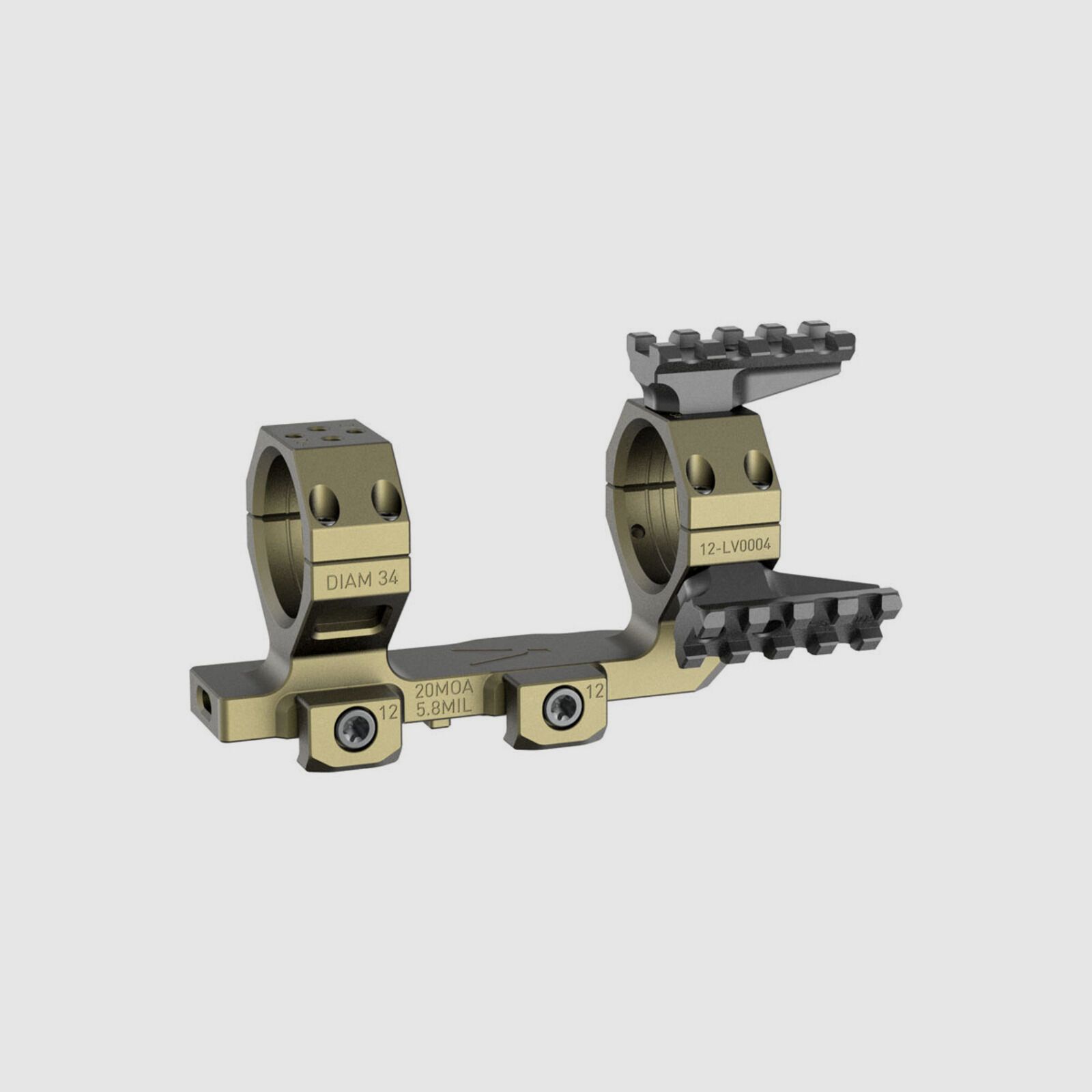 Audere Levitas Montage 20 MOA Bronze 34mm