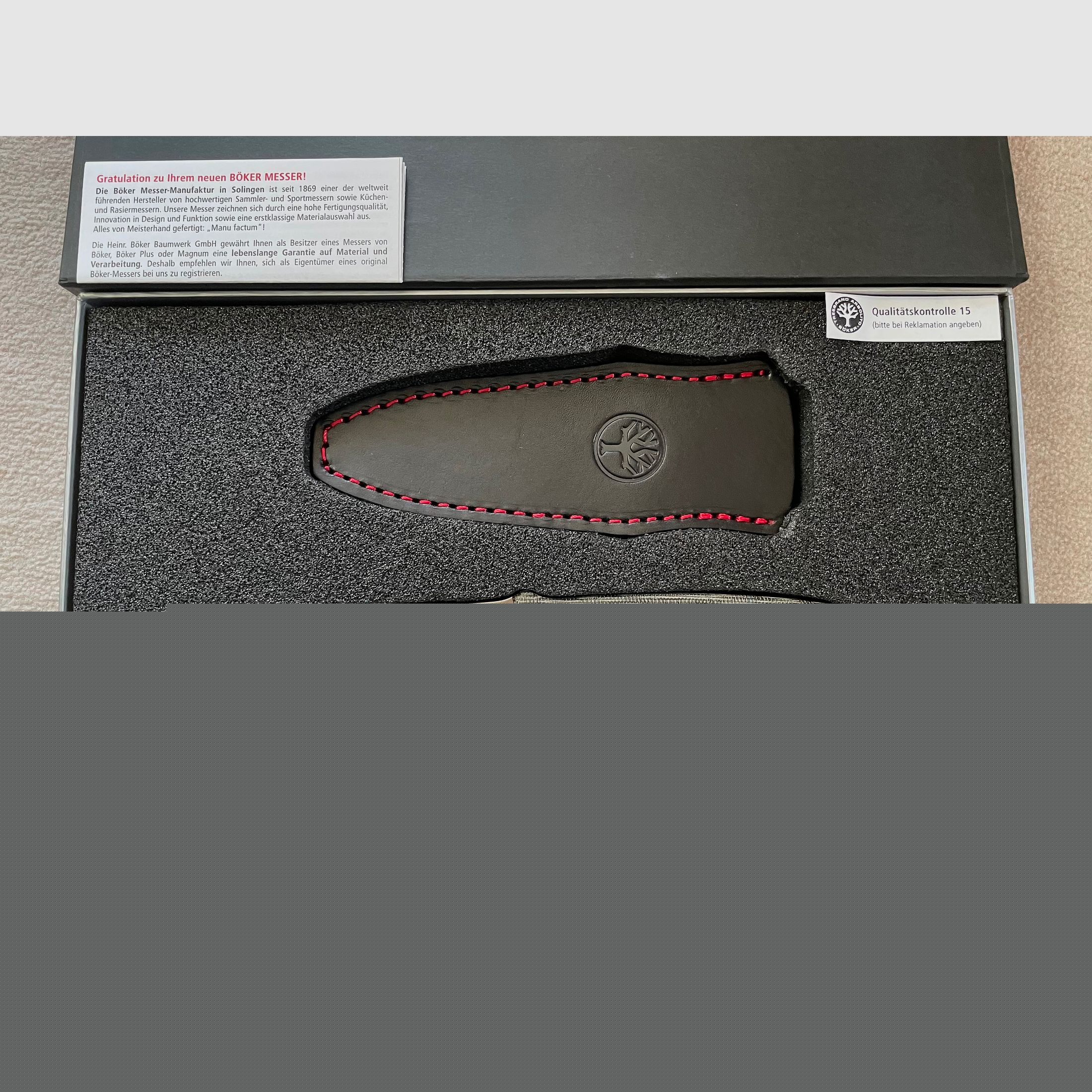 Böker Cub CDC Xpedition N690 - Limited Edition Nummer 001 v. 100 - Lucas Burnley
