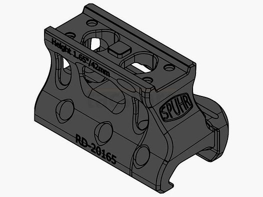 Spuhr Aimpoint T-2 Mount H42 mm/1.65 Inch Picatinny