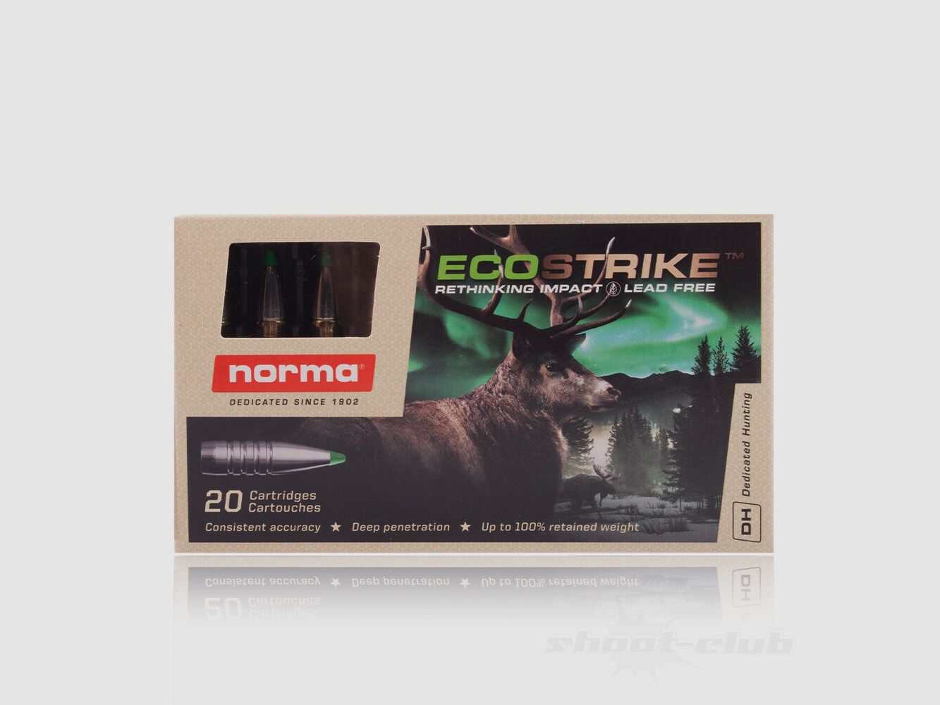 norma Ecostrike bleifrei 9,7g 150gr .308Win
