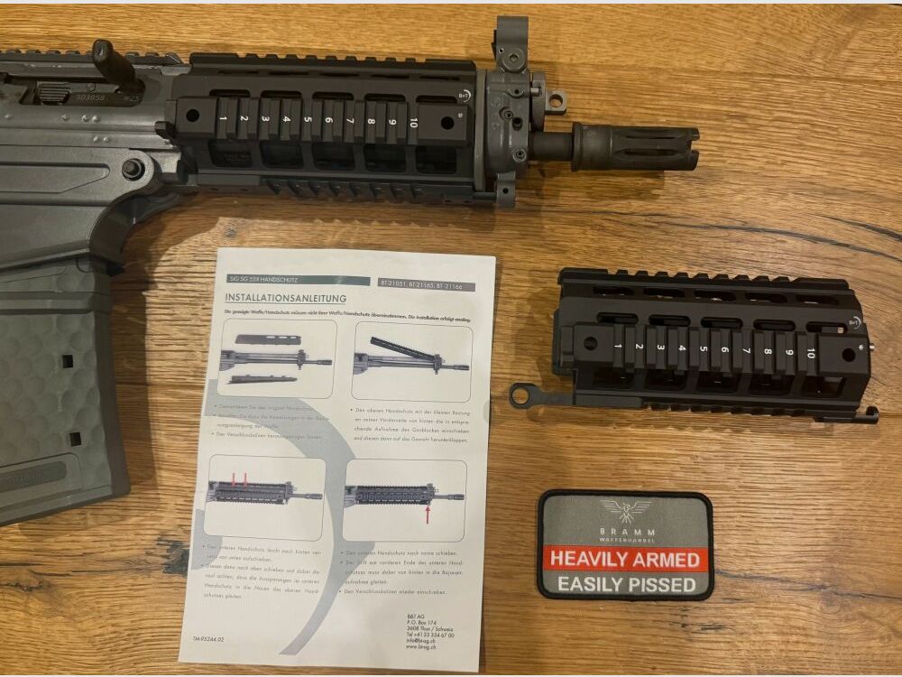 B&T AG Picatinny Handschutz 4x NAR für SIG SG 552 / 553