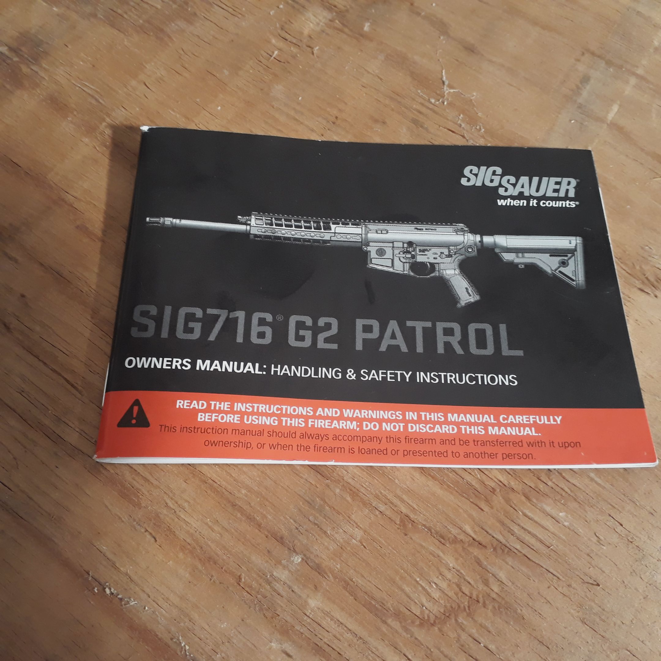 Sig Sauer 716 G2 Patrol with Geissele trigger and Magpul STR stock