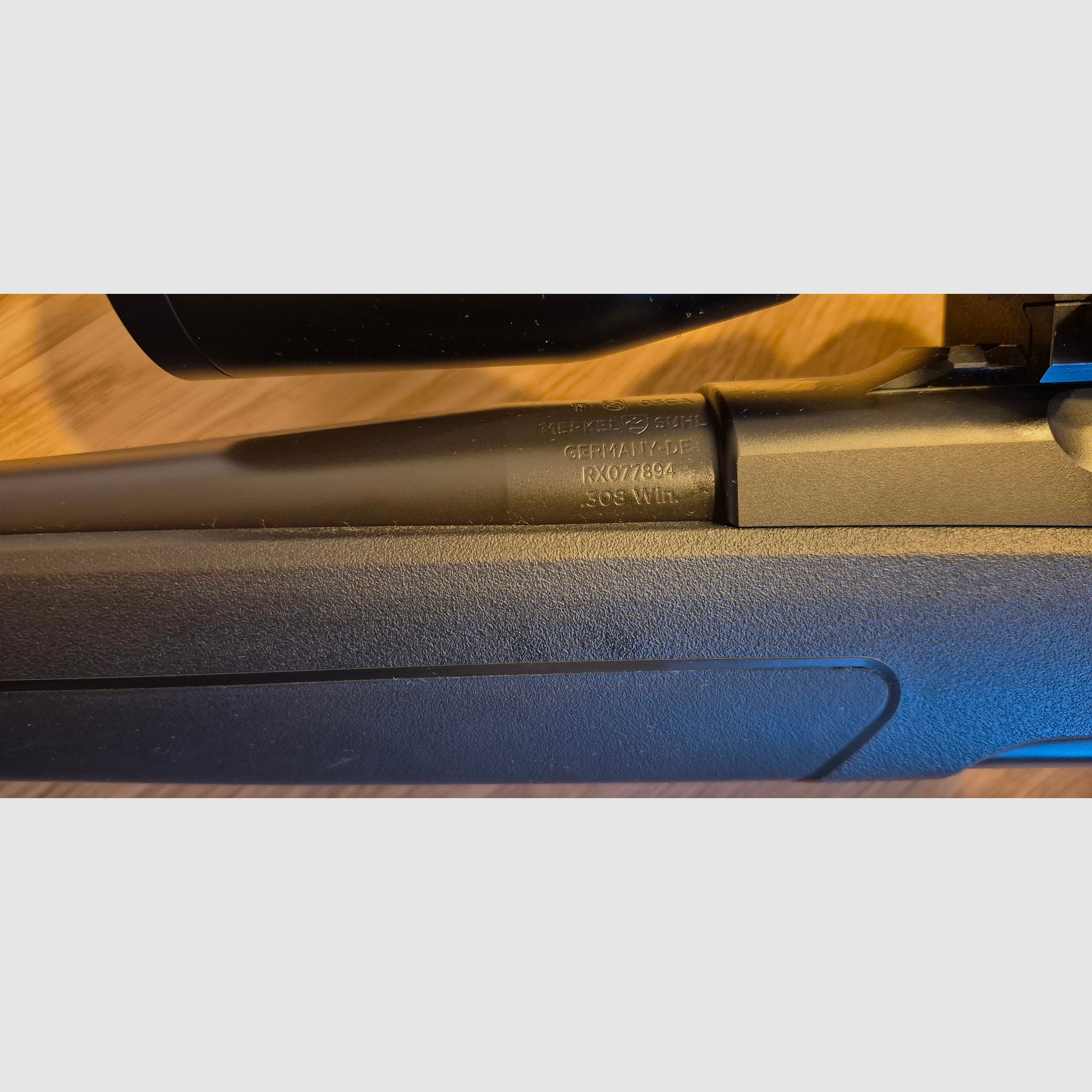 Merkel Helix Speedster .308 Win black compact with Zeiss V4 3-12x56