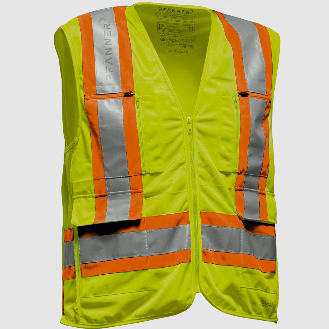 Gilet de sécurité Pfanner Zipp4Fit® EN 20471, image 7 sur 7
