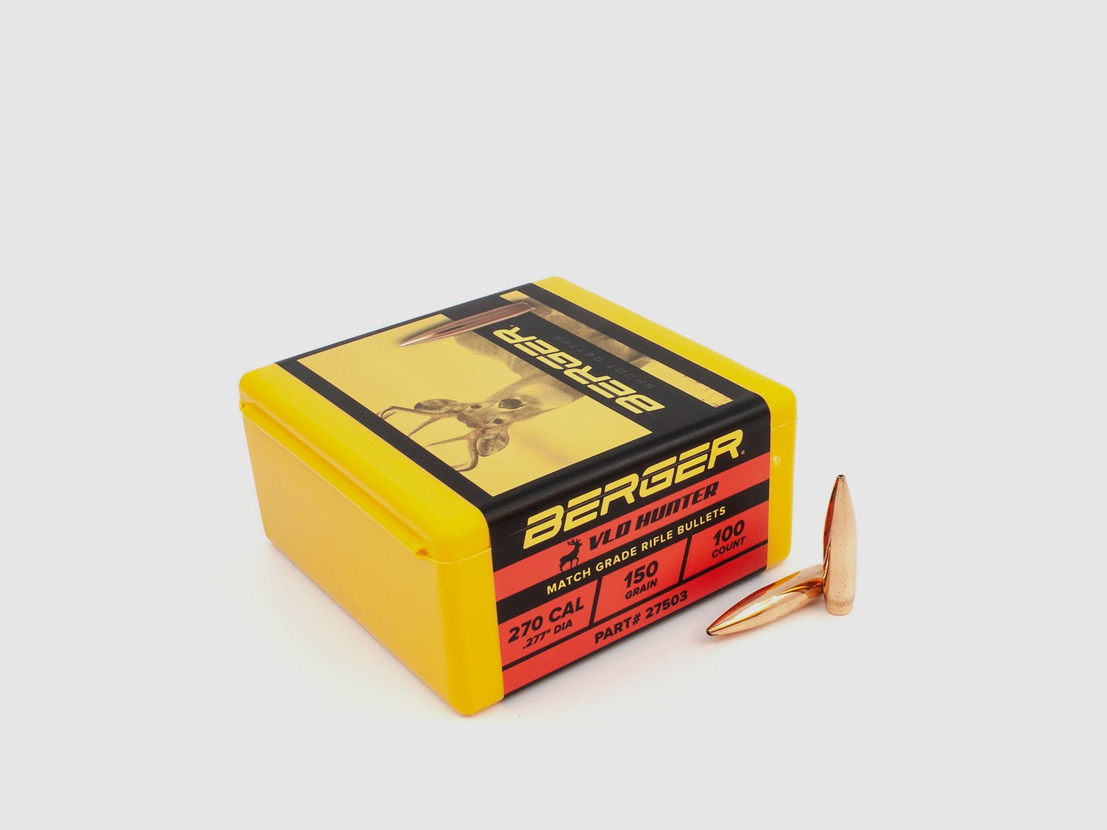 Berger Pocisk .270 VLD Łowiecki 150GR 100 Sztuk