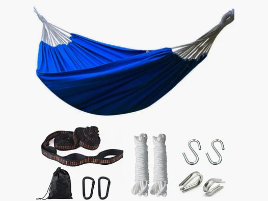 Hamac 140x200cm en bleu foncé
