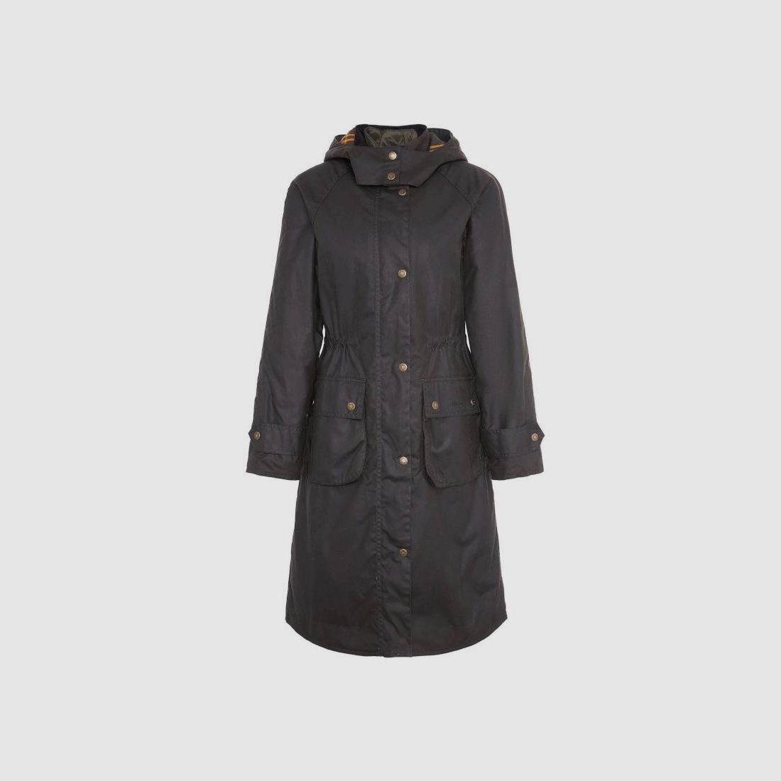 Barbour D-Jacket Cannich Wax Long, image 2 of 2
