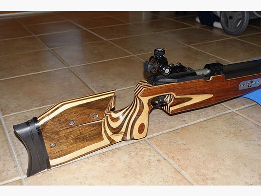 Steyr match rifle LG 91 + cartridge + filling adapter