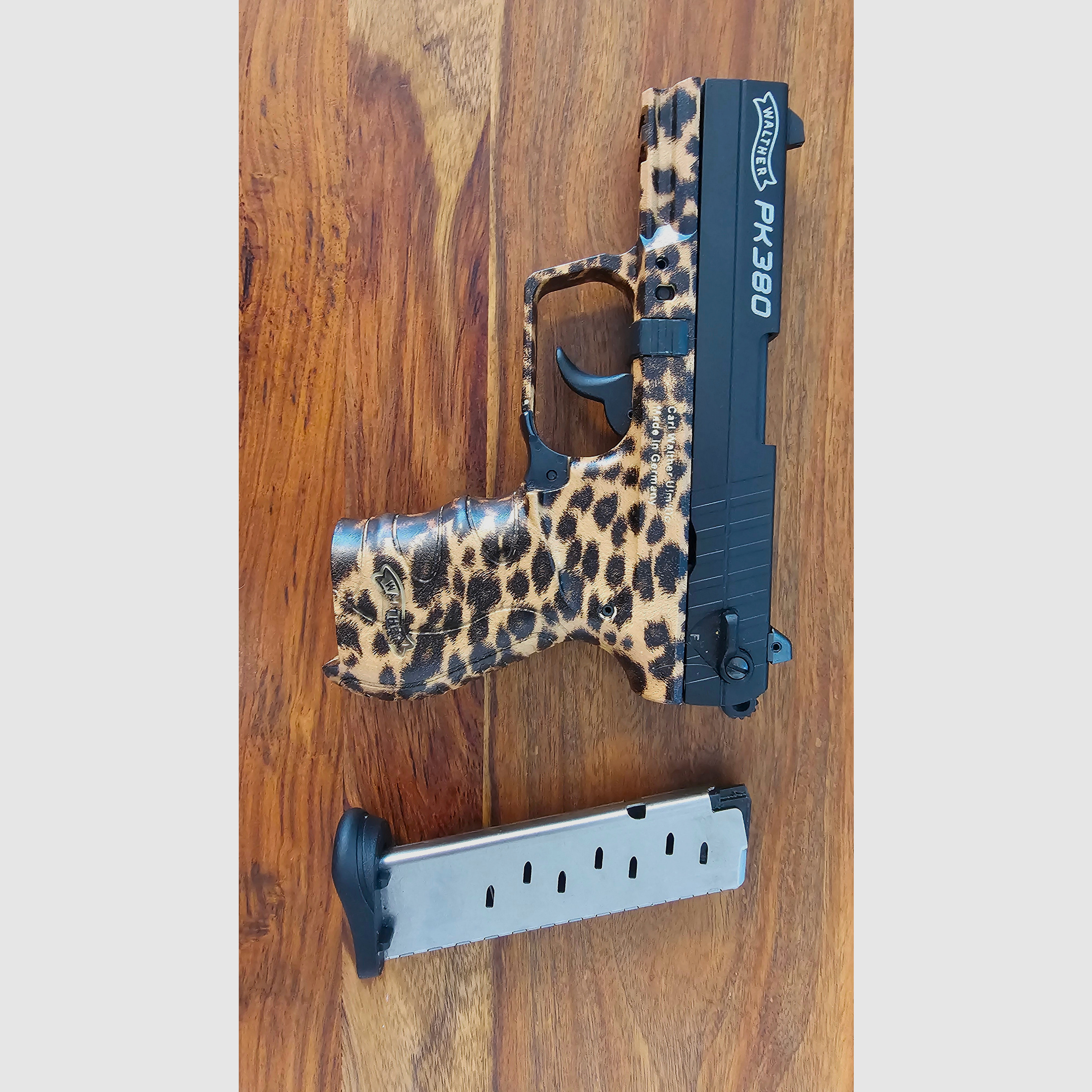 Schreckschuss Pistole WALTHER PK380 Cheetah, fast neu