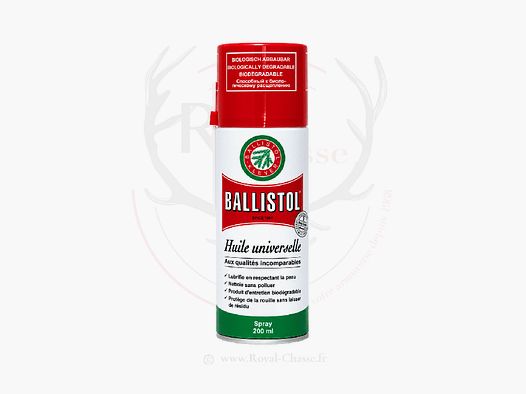 Aérosol huile universelle 200ml BALLISTOL