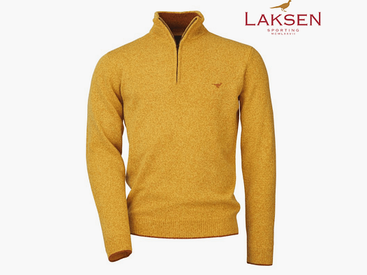 Maglione brompton 1/4 zip neck gorse laksen