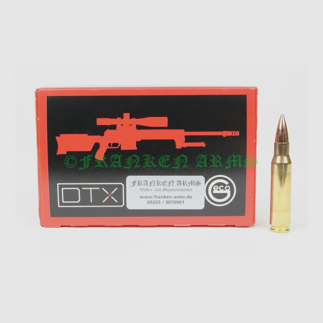 Geco DTX .308 Win. 150gr. 9,7g 50 Stück Staffelpreis