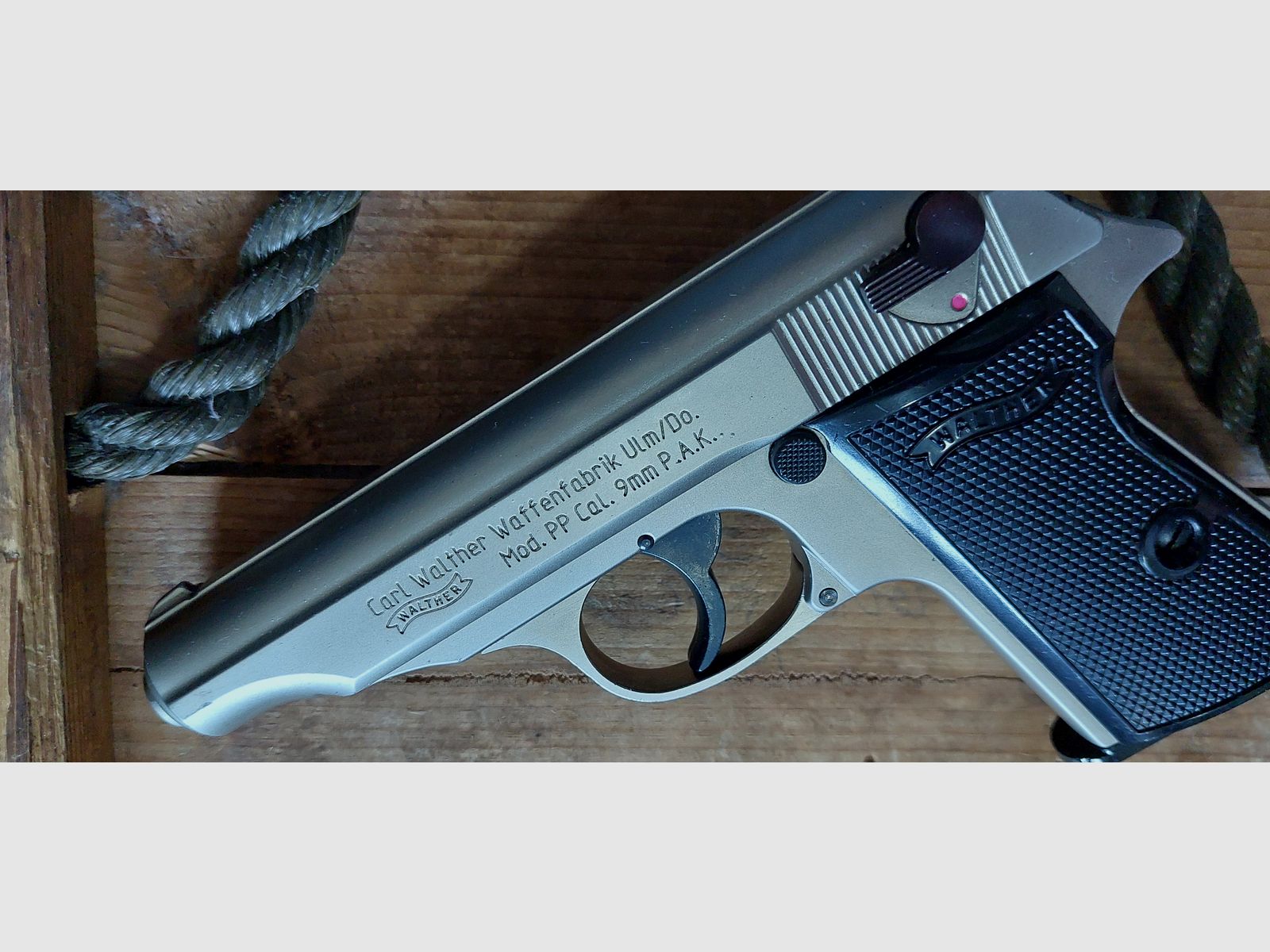 Walther PP chrom 9 mm PAK (PTB 620)