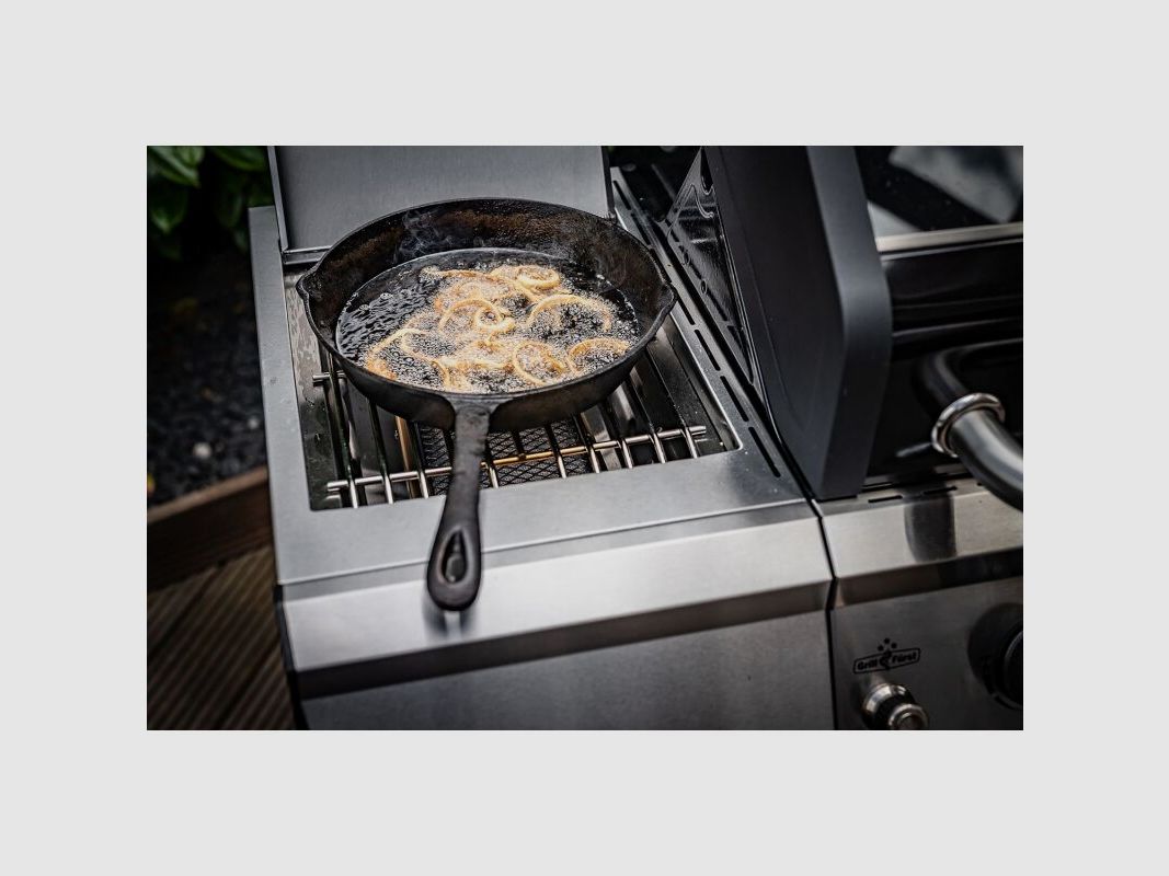 Grillfürst Gasgrill G310G mit Guseisen Rosten