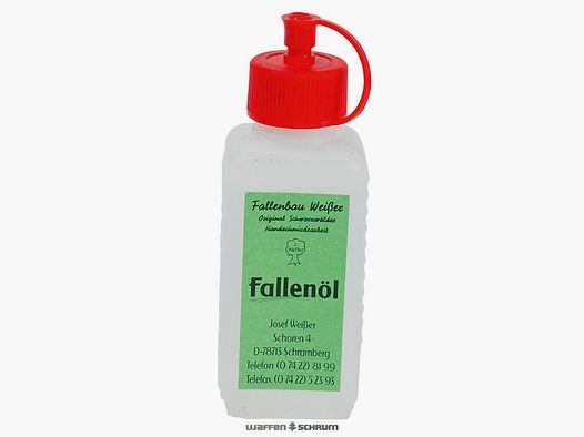 Fallenbau Weißer Fallenöl geruchlos