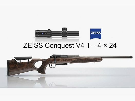 Set Azione Mauser 25 Max .308 Win. Fucile a ripetizione lineare con ZEISS Conquest .308Win