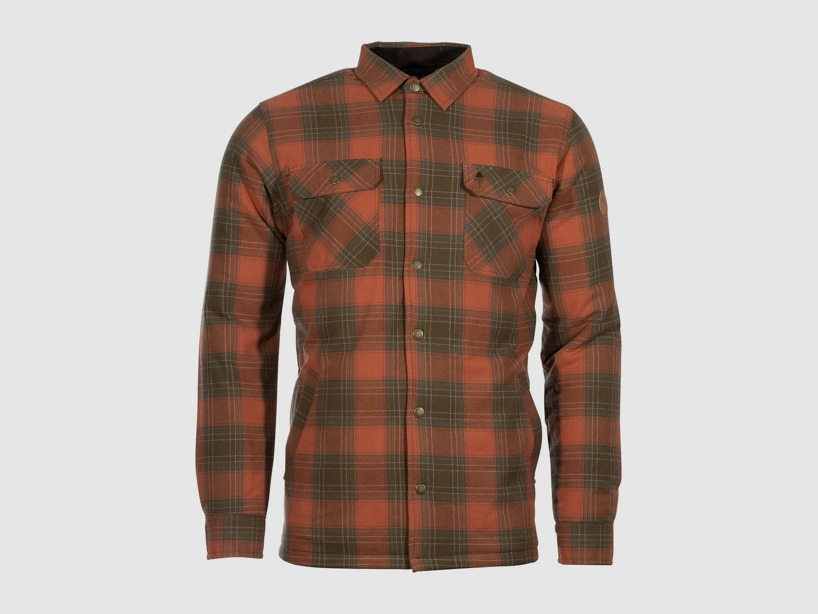 Pinewood Pinewood Flanellhemd Finnveden terracotta oliv