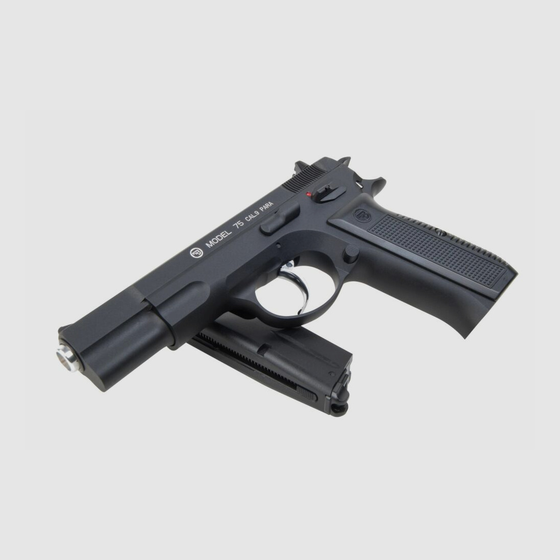 CZ 75 Schwarz 4,5mm BB Druckluft Co2 BlowBack