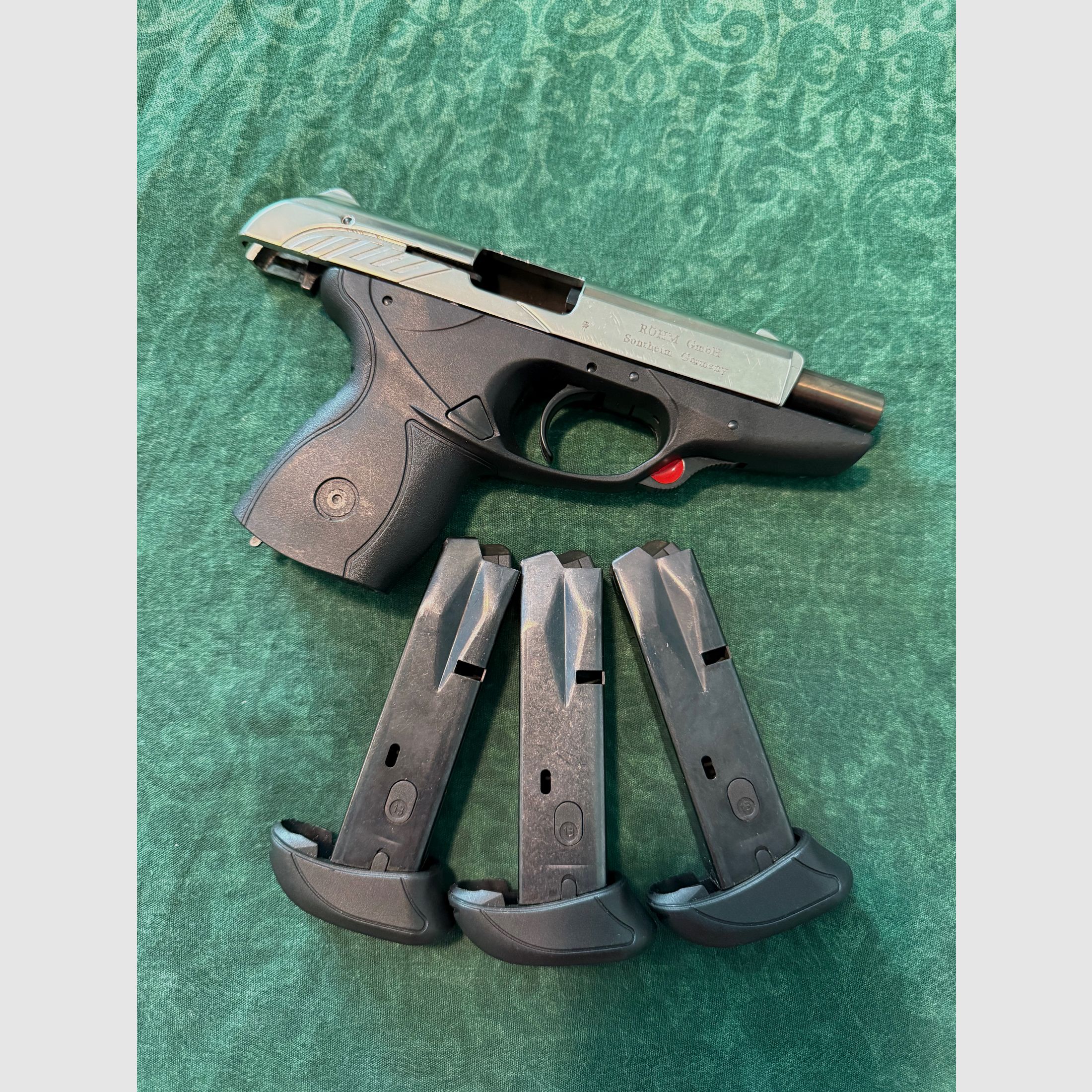 Röhm Vektor CP1 Veloursvernickelt 9mm P.A.K.