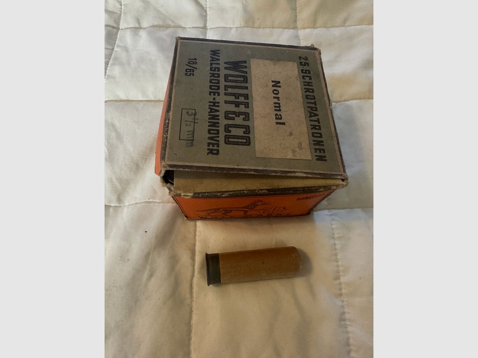 Alte Schrotpatronen Kal. 12 und 16