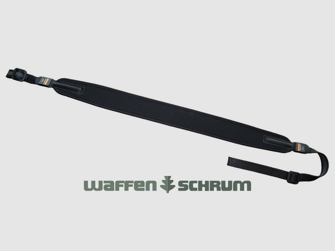 Niggeloh Gewehrriemen Universal Neopren - Schwarz mit Schnellverschluss